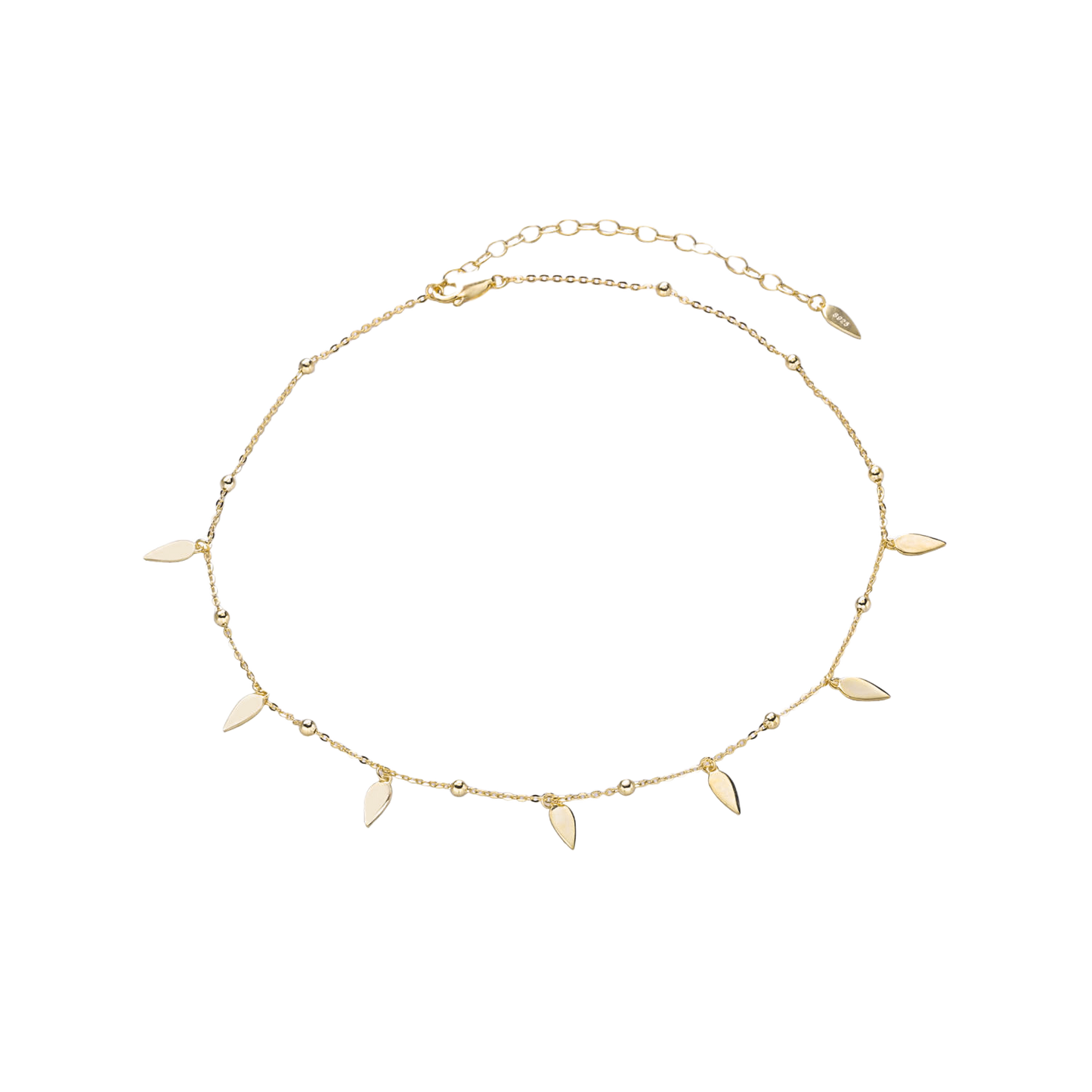 Collana Fuive Jaqueline S925 Argento placcato oro 18kt - Eleganza sofisticata e lavorazione artigianale