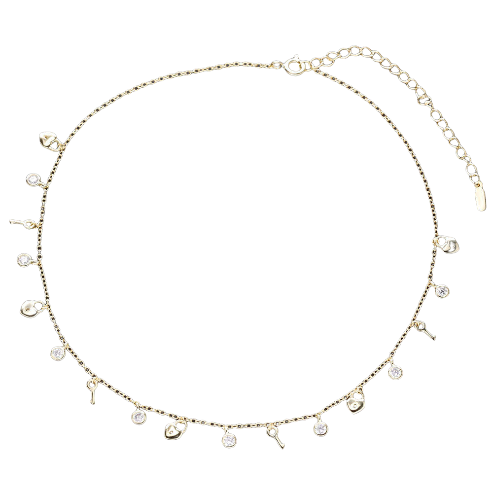 Collana Fuive Leima S925 Argento Placcato Oro 18kt