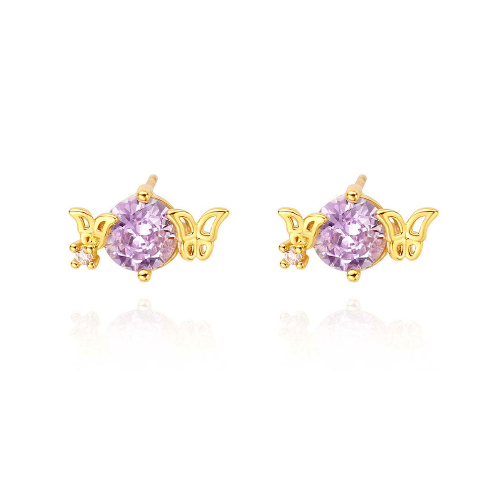 Orecchini Fuive Butterfly con zirconi